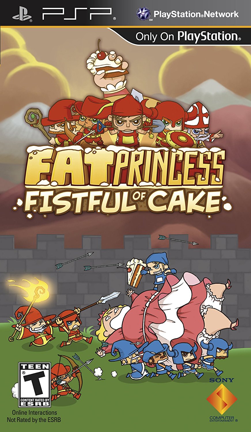 PSP: FAT PRINCESS: FISTFUL OF CAKE (GAME)